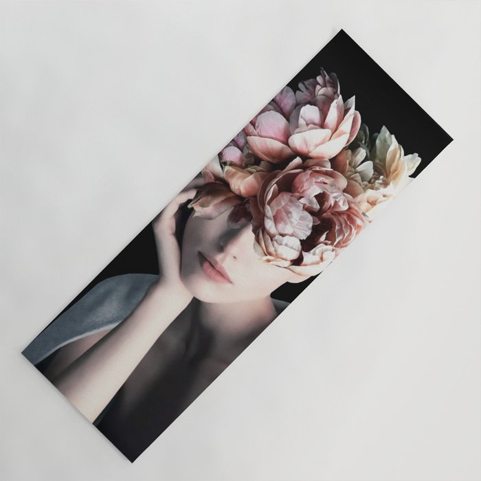 Wearing flowers Yoga Mat Gallery Image 1