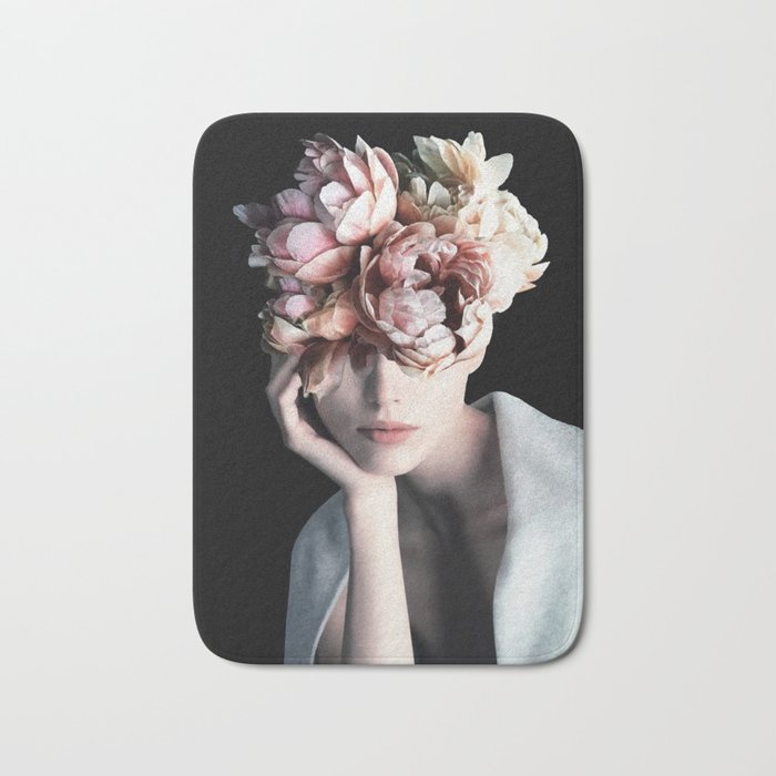 Wearing flowers Bath Mat Gallery Image 1