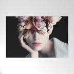 Wearing flowers Welcome Mat Gallery Image 1