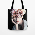 Wearing flowers Tote Bag Gallery Image 1