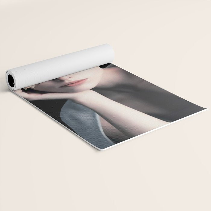 Wearing flowers Yoga Mat Gallery Image 2