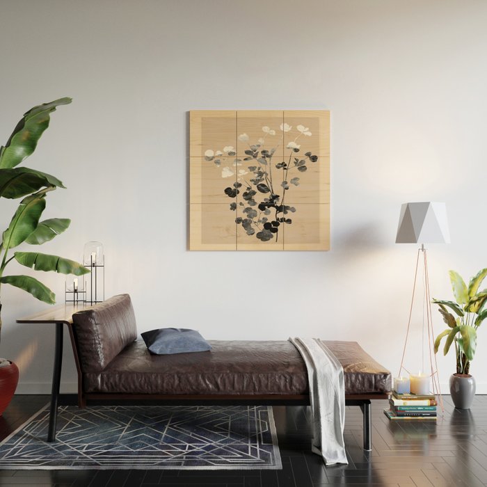 Minimalist Botanica Wood Wall Art Gallery Image 2