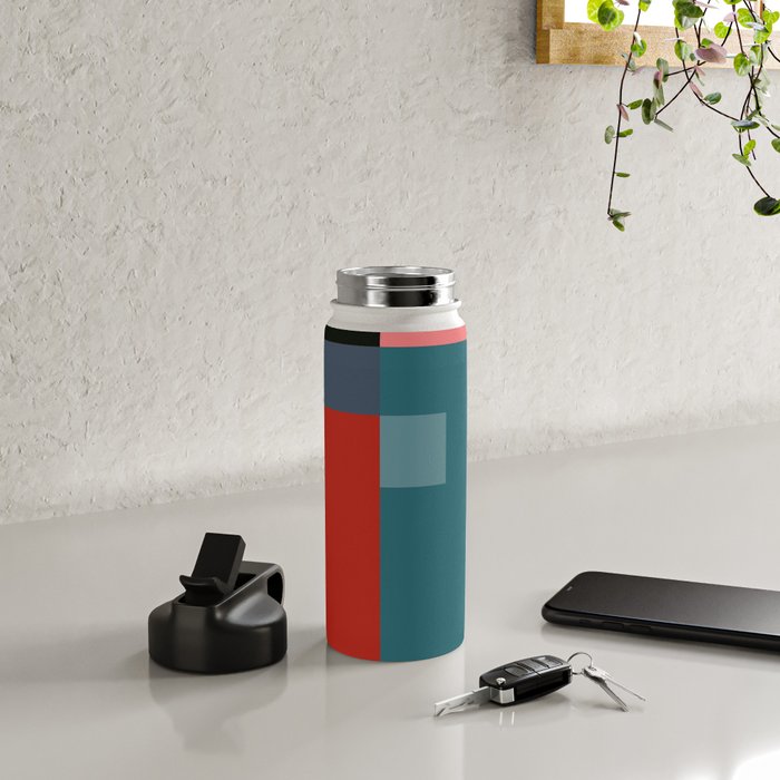 geometric abstract 252 Water Bottle Gallery Image 4