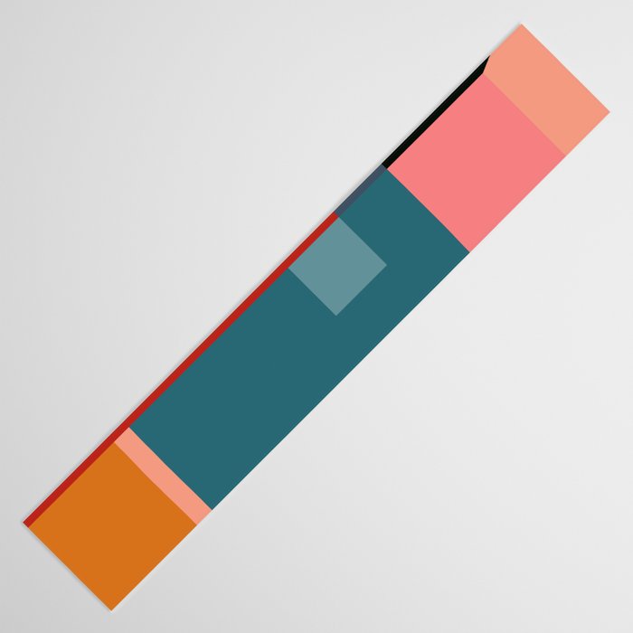 geometric abstract 252 Table Runner Gallery Image 3