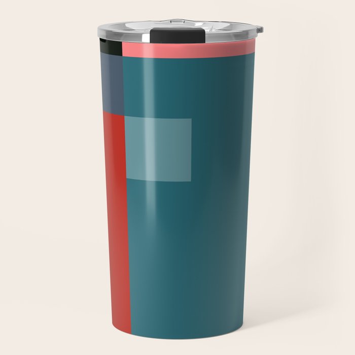 geometric abstract 252 Travel Mug Gallery Image 1