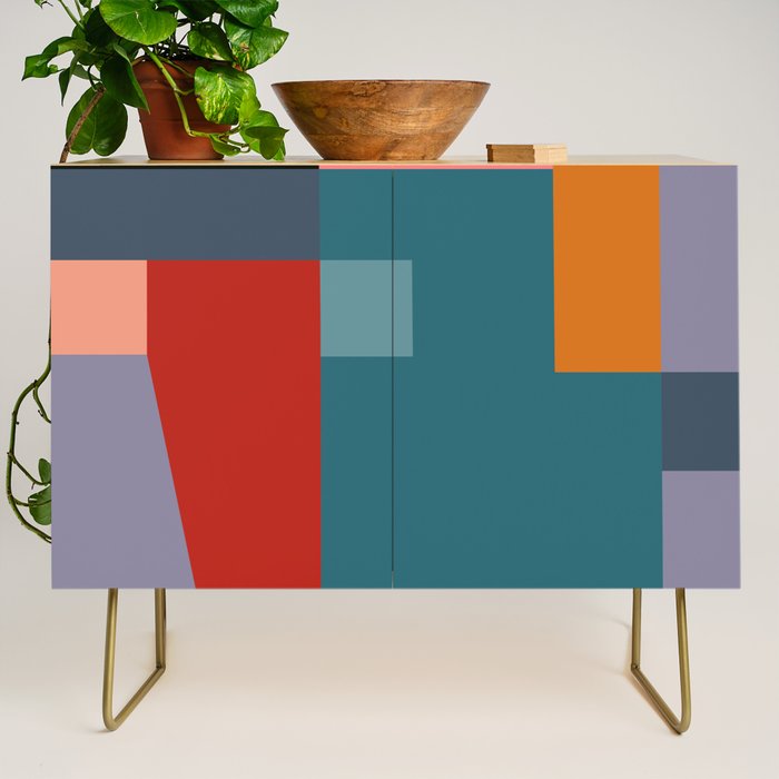geometric abstract 252 Credenza Gallery Image 1
