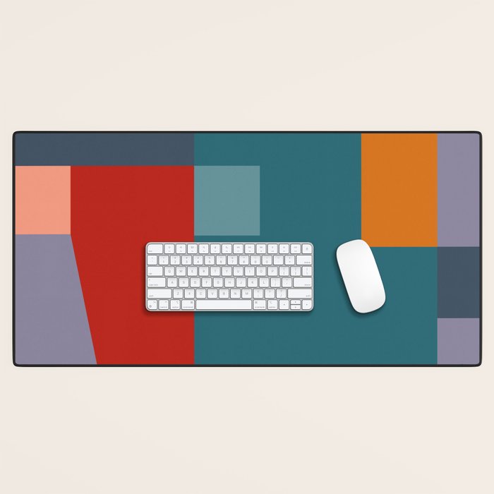 geometric abstract 252 Desk Mat Gallery Image 1