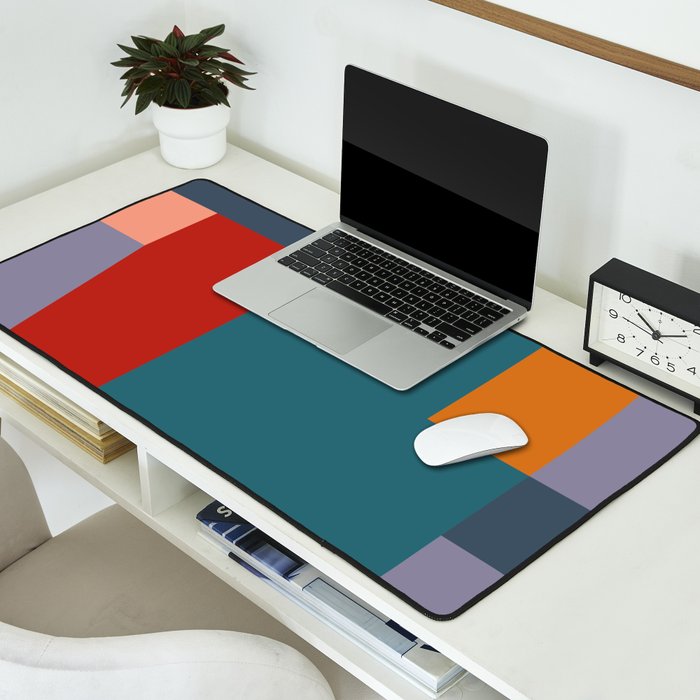geometric abstract 252 Desk Mat Gallery Image 2