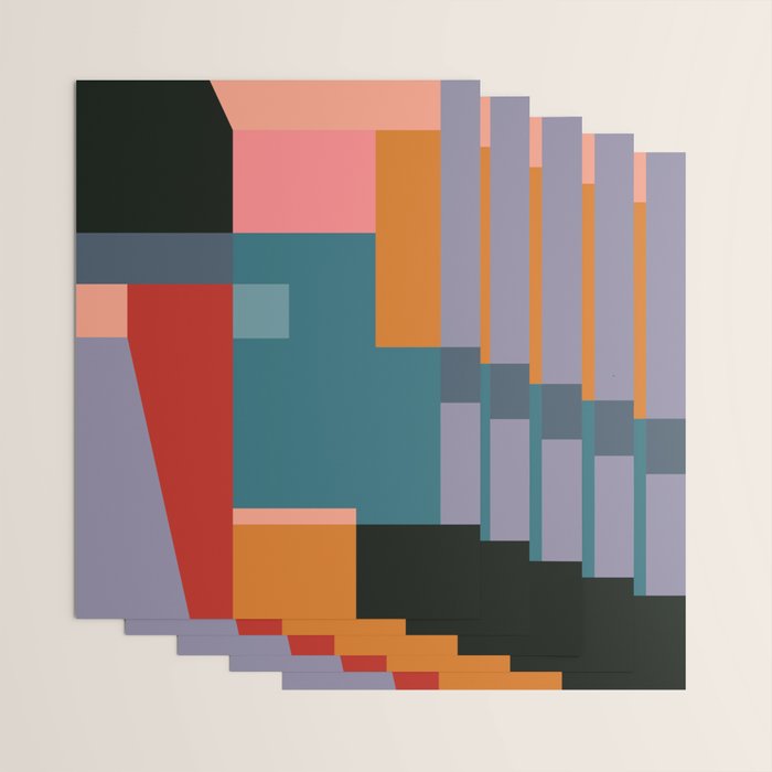 geometric abstract 252 Wrapping Paper Gallery Image 3