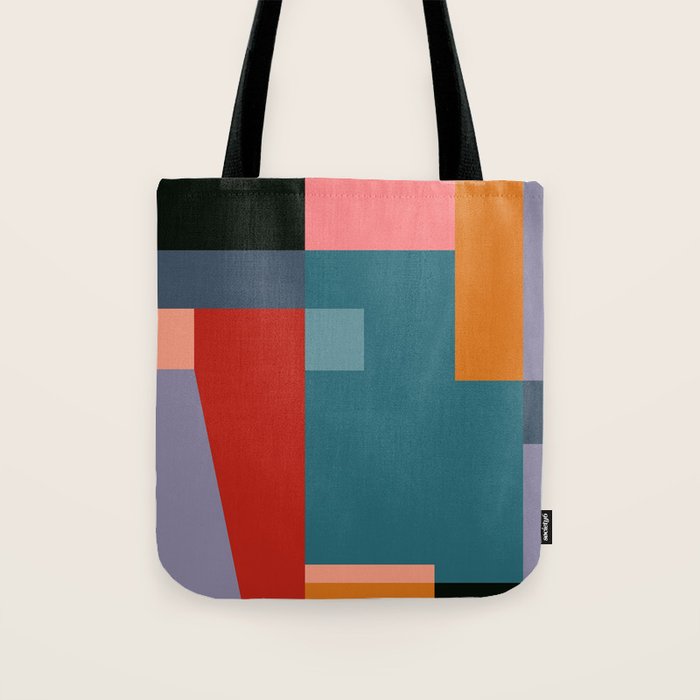 geometric abstract 252 Tote Bag Gallery Image 1