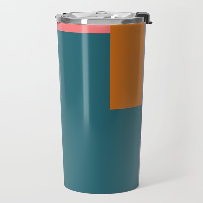 geometric abstract 252 Travel Mug Gallery Image 2