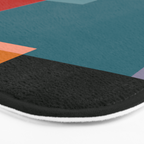 geometric abstract 252 Bath Mat Gallery Image 3