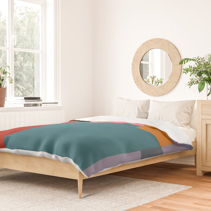 geometric abstract 252 Duvet Cover Gallery Image 2