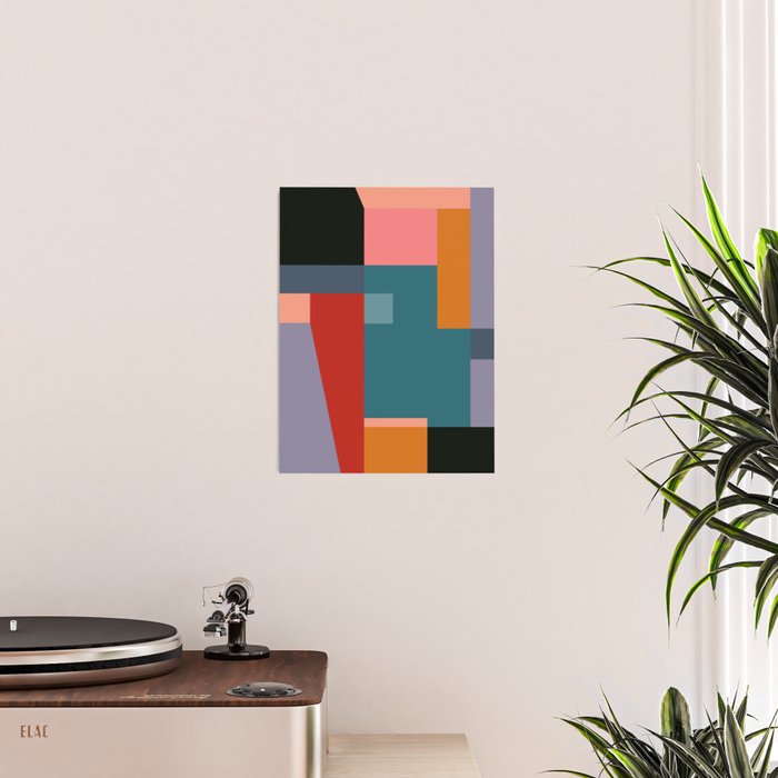 geometric abstract 252 Poster Gallery Image 2