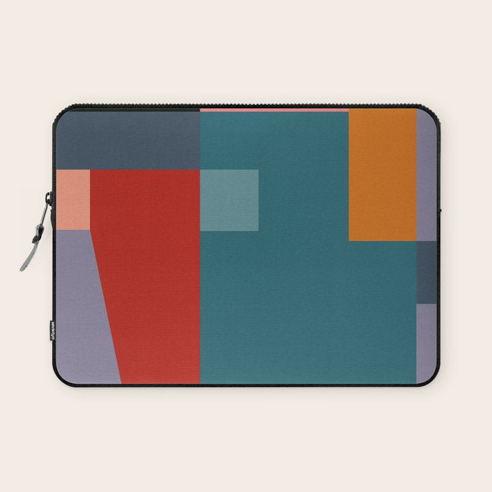 geometric abstract 252 Laptop Sleeve Gallery Image 1