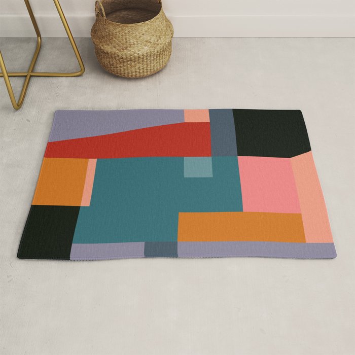 geometric abstract 252 Rug Gallery Image 1