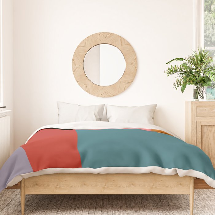 geometric abstract 252 Duvet Cover Gallery Image 3