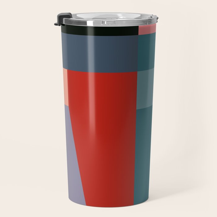 geometric abstract 252 Travel Mug Gallery Image 3