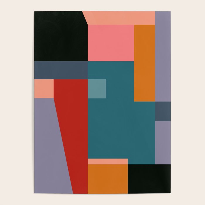 geometric abstract 252 Poster Gallery Image 4
