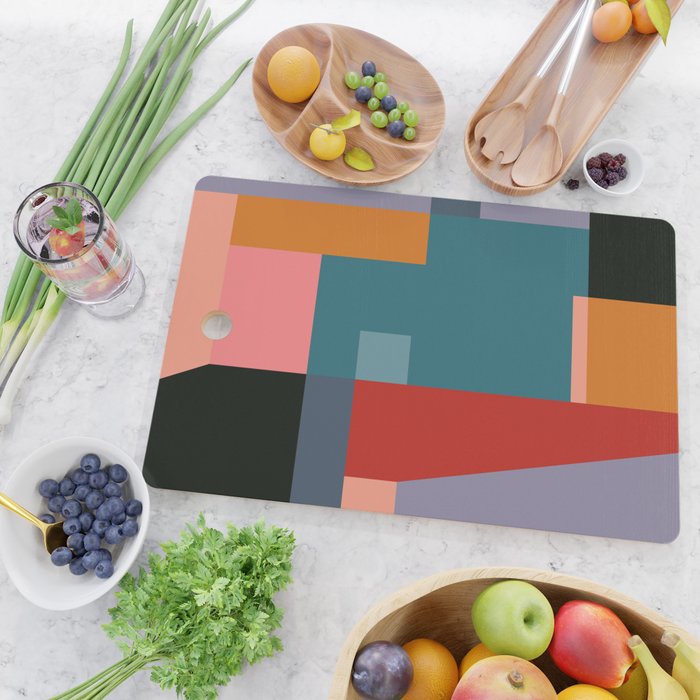 geometric abstract 252 Cutting Board Gallery Image 2