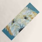 Stanley the Goldendoodle Dog Portrait Yoga Mat Gallery Image 1