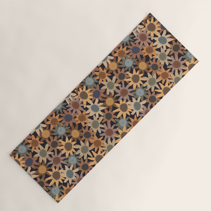 Hand Drawn Florals #5 Yoga Mat Gallery Image 1