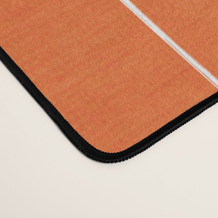 Orange Abstract Artwork Colorful Shapes Desk Mat Gallery Image 4