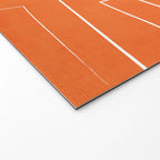 Orange Abstract Artwork Colorful Shapes Welcome Mat Gallery Image 2