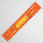 Orange Abstract Artwork Colorful Shapes Table Runner Gallery Image 3