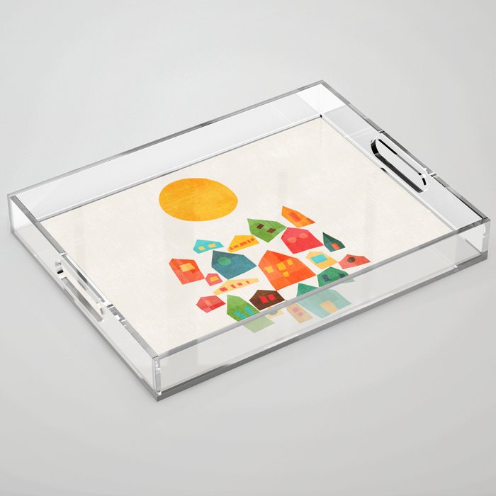 Looking at the same sun Acrylic Tray Gallery Image 1