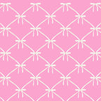 Bows & Ribbons Pattern LIII Y2K Fuchsia Pink Coffee Mug Gallery Image 2