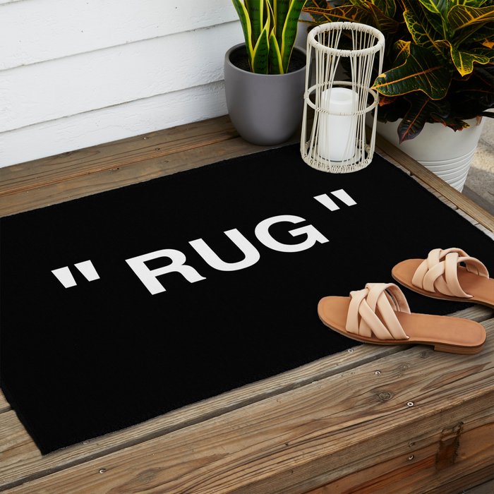" Art " (Negative) Outdoor Rug Gallery Image 2