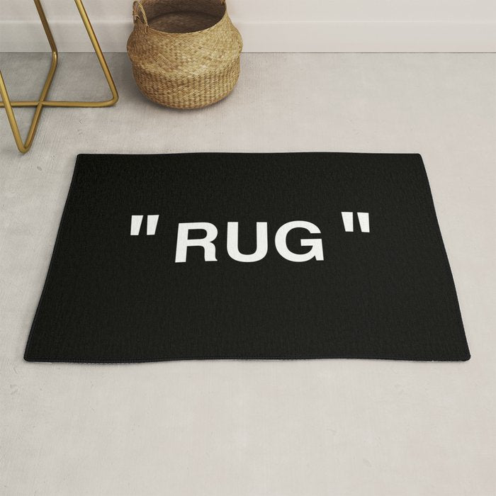 " Art " (Negative) Rug Gallery Image 1