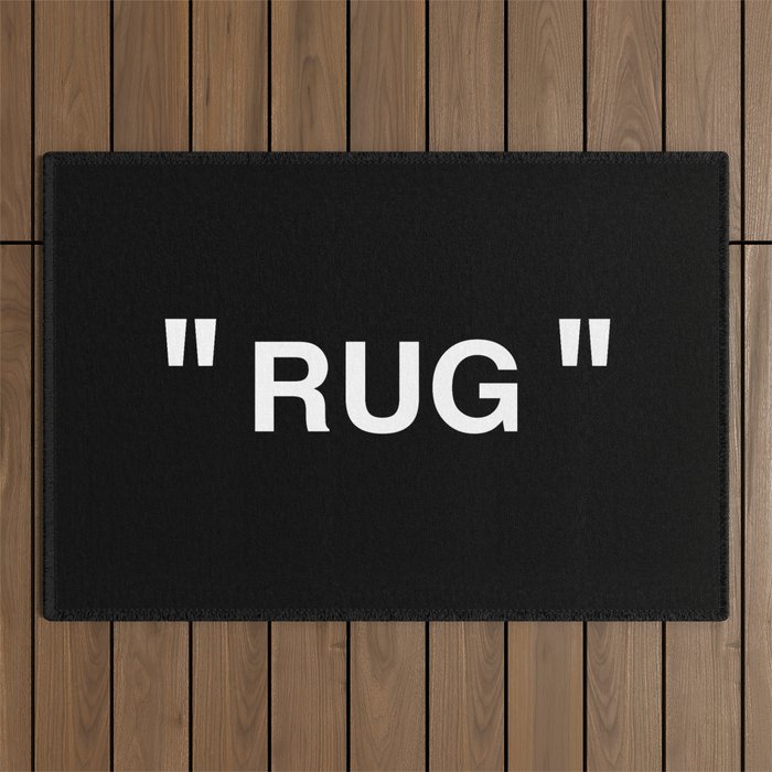 " Art " (Negative) Outdoor Rug Gallery Image 1