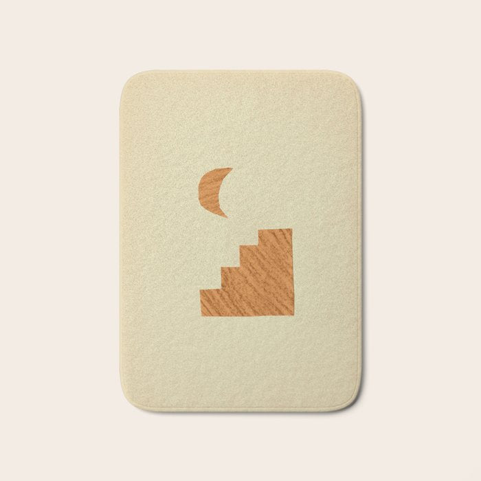 Minimalist moroccan night Bath Mat Gallery Image 1