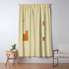 Minimalist moroccan night Window Curtain Gallery Image 5