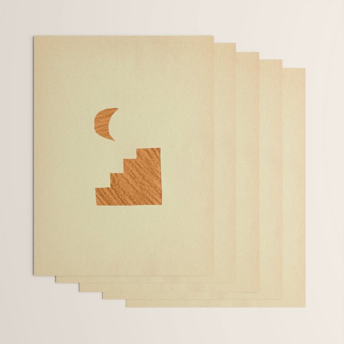 Minimalist moroccan night Wrapping Paper Gallery Image 3