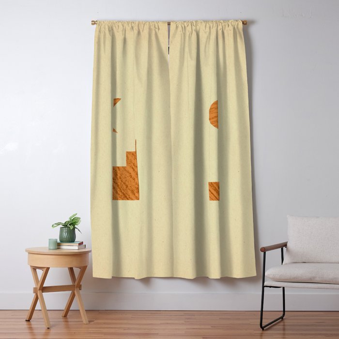 Minimalist moroccan night Window Curtain Gallery Image 1