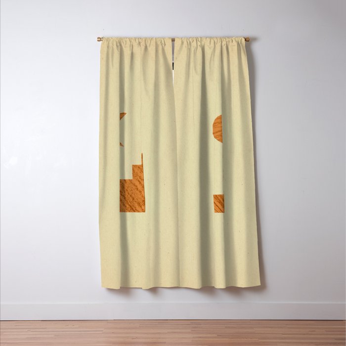 Minimalist moroccan night Window Curtain Gallery Image 3