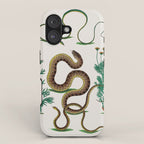 Albertus Seba Three Snakes Illustration Locupletissimi rerum naturalium thesauri accurata descriptio iPhone Case Gallery Image 1