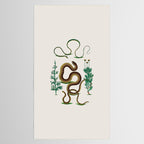 Albertus Seba Three Snakes Illustration Locupletissimi rerum naturalium thesauri accurata descriptio Tablecloth Gallery Image 2