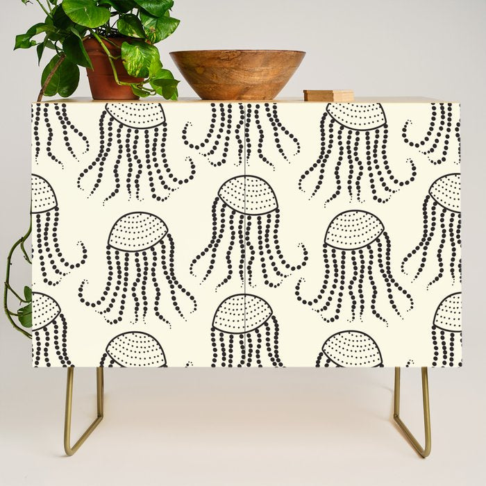 Jellyfish Pattern #jellyfishpattern Credenza Gallery Image 1