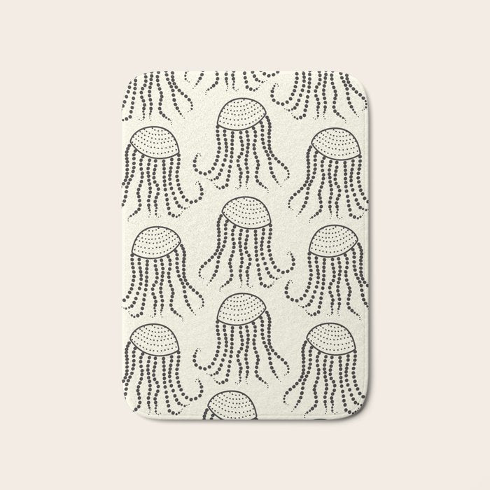 Jellyfish Pattern #jellyfishpattern Bath Mat Gallery Image 1