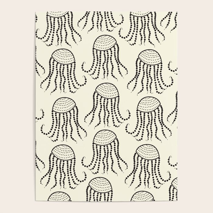 Jellyfish Pattern #jellyfishpattern Poster Gallery Image 1