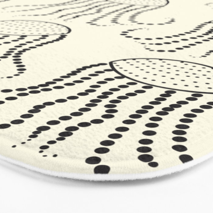 Jellyfish Pattern #jellyfishpattern Bath Mat Gallery Image 3