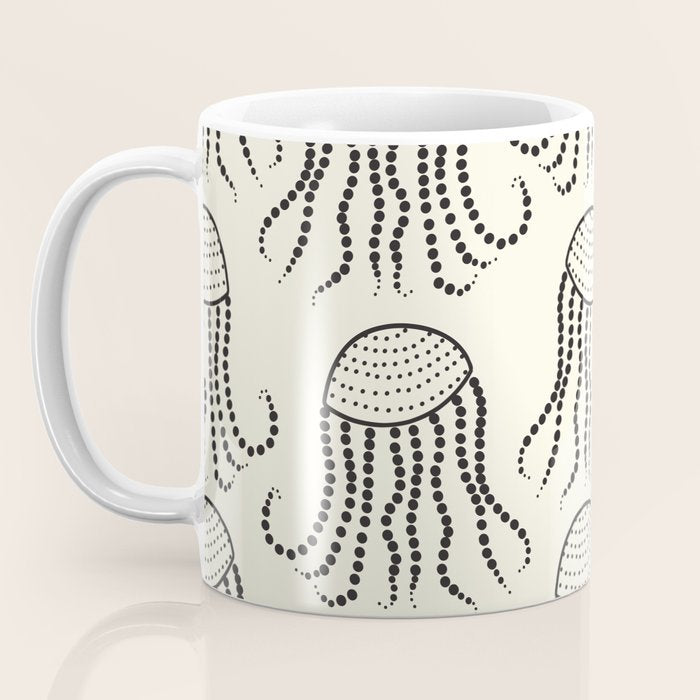 Jellyfish Pattern #jellyfishpattern Coffee Mug Gallery Image 3