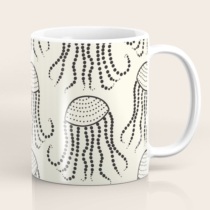 Jellyfish Pattern #jellyfishpattern Coffee Mug Gallery Image 1