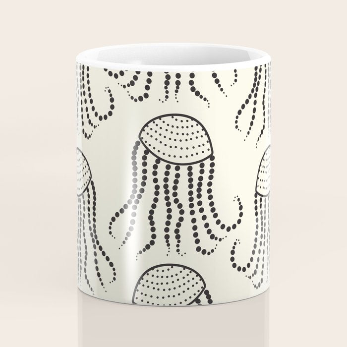 Jellyfish Pattern #jellyfishpattern Coffee Mug Gallery Image 4