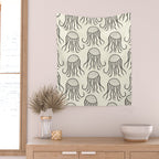 Jellyfish Pattern #jellyfishpattern Wall Tapestry Gallery Image 2