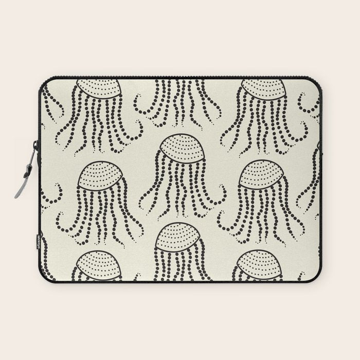 Jellyfish Pattern #jellyfishpattern Laptop Sleeve Gallery Image 1